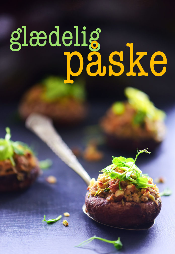 mandelfarserede svampe – glædelig påske! – Kirstenskaarup.dk