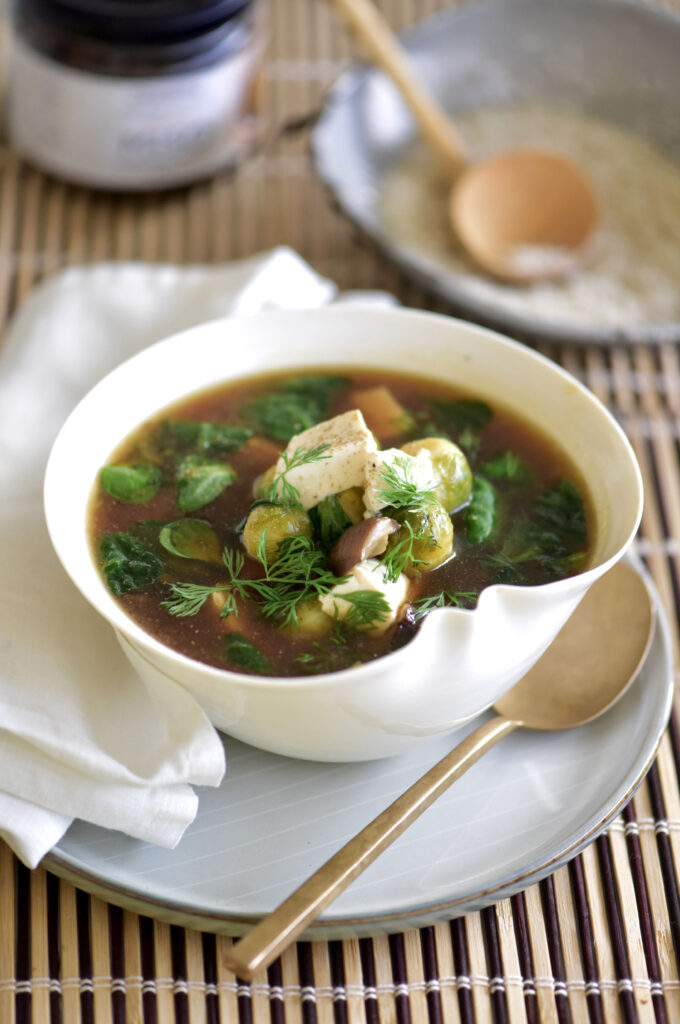 misosuppe med rosenkål, verdens – måske – sundeste suppe ...